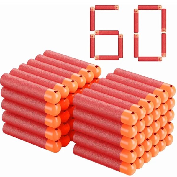 9.5cm Soft EVA Foam Bullets Refill Darts for Nerf N-Strike Elite Mega Series Blasters Guns for Children Kid Birthday Gift