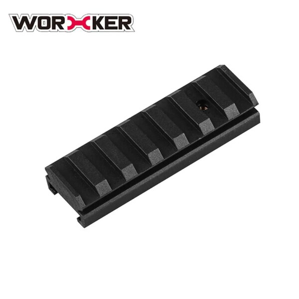 WOERKER Mod Multiple Lengths Picatinny Top Rail Mount Nylon Grooved Top Rail Kit Track For Nerf Blaster Modification