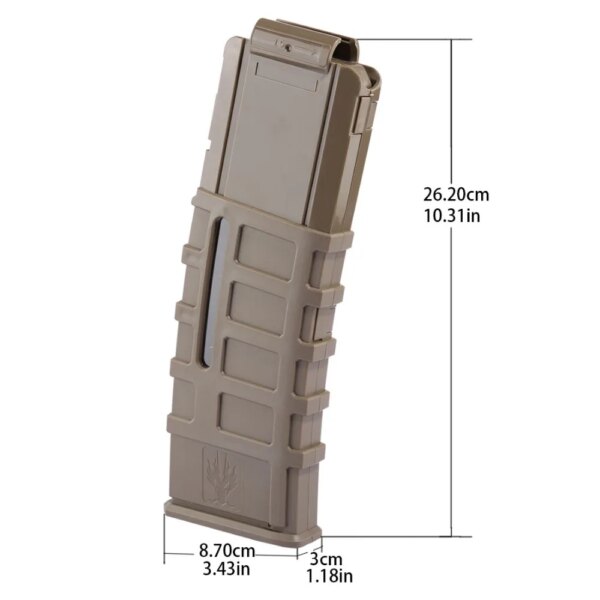 Worker f10555 15 Bullets Universal Soft Bullet Clip Injection Mold Magazine Clip for Nerf